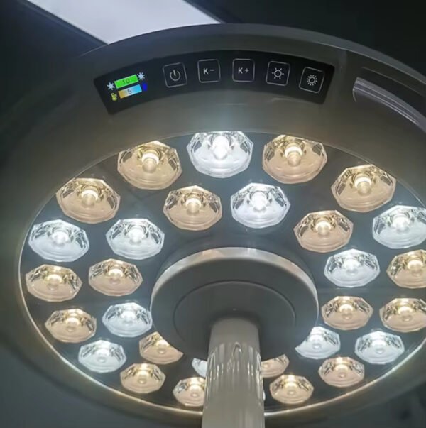 Main-04 ZZ-B400/400 Ceiling Led Examination Light Adjustable Illumination and Color Temperature Surgical Lamp for Dental