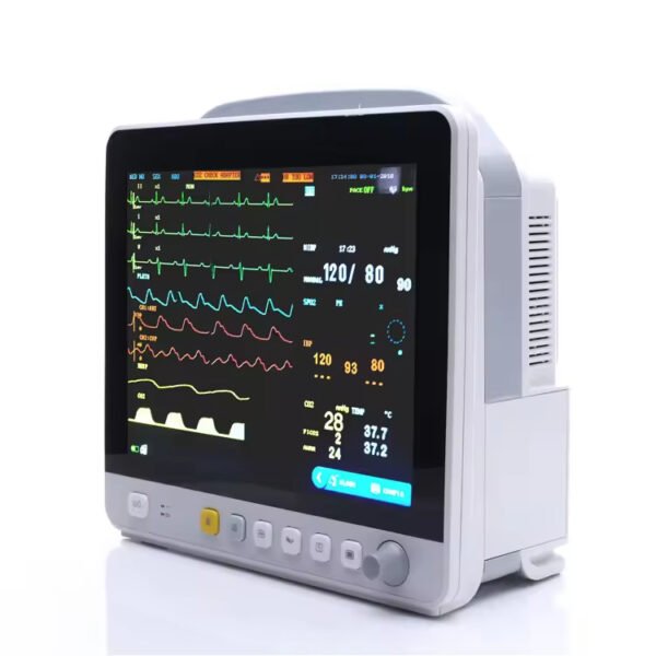 Main-05 SR-E12 12.1" Multi- Parameter Patient Monitor for Home Use Patient Medical Device-ECG Machine