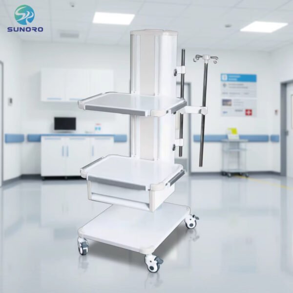 SRDT-07OEM Hospital Emergency Cart Hospital Furniture Trolley Medical Cart