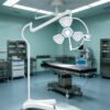 Main-05 SRM-3 Mobile Floor LED Surgical Lamp Osram Beads Adjustable Brightness Color Temp Medical Shadowless Exam Light