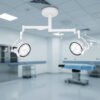 Main-05 SR-300+300D New Style Ceiling Type Double Dome Double Head Operating Lamp Theatre Light Surgical Lamp