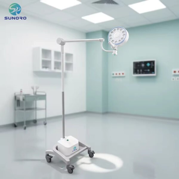 SR-280 Hospital Equipment Vertical Surgical LED Lamp Veterinary Portable Mobile Operating Theatre Lights