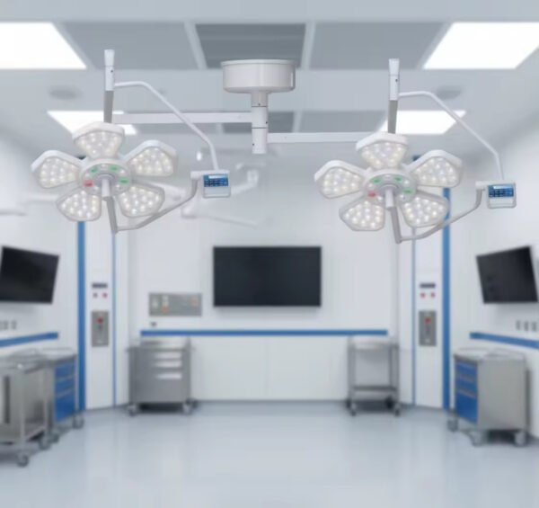 SR-Q500/500 Double Flower Shape Operating Lamp Theatre Light Surgical Lamp