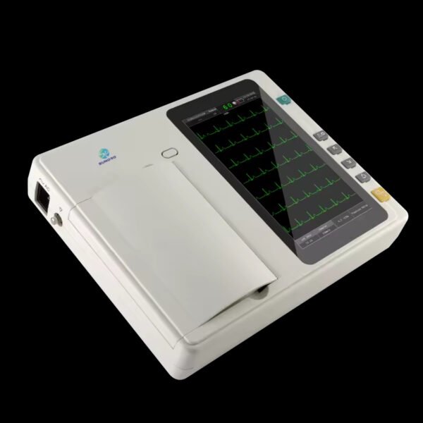 Main-05 SR-C601 High Accuracy Digital 6-Channel ECG Machine with Touch Screen Portable LCD Display for Hospitals and Clinics