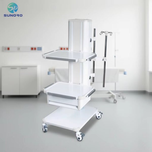 SRDT-07OEM Hospital Emergency Cart Hospital Furniture Trolley Medical Cart