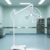 Main-06 SRM-3 Mobile Floor LED Surgical Lamp Osram Beads Adjustable Brightness Color Temp Medical Shadowless Exam Light