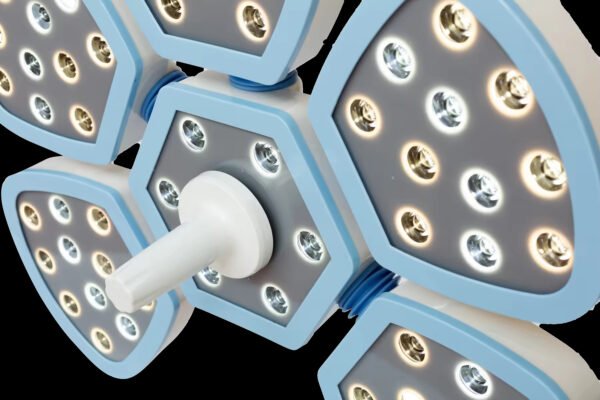 SRC-7/7LED  Electric 5+5 Petal LED Shadowless Lamp Operating Light Adjustable Bracket/Sterilizing Handle High CRI 90