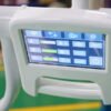 YDE700/700 Ceiling Dual Cross LED Surgical Lamp Electronic Focus Adjustable Color Temp Hospital Operating Light