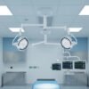 Main-06 SR-300+300D New Style Ceiling Type Double Dome Double Head Operating Lamp Theatre Light Surgical Lamp