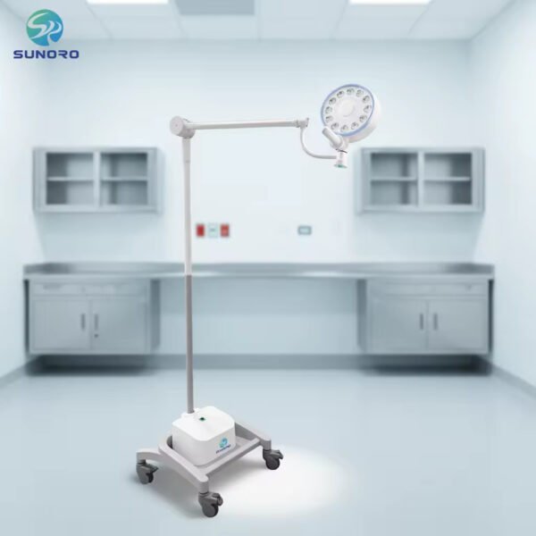 SR-280 Hospital Equipment Vertical Surgical LED Lamp Veterinary Portable Mobile Operating Theatre Lights