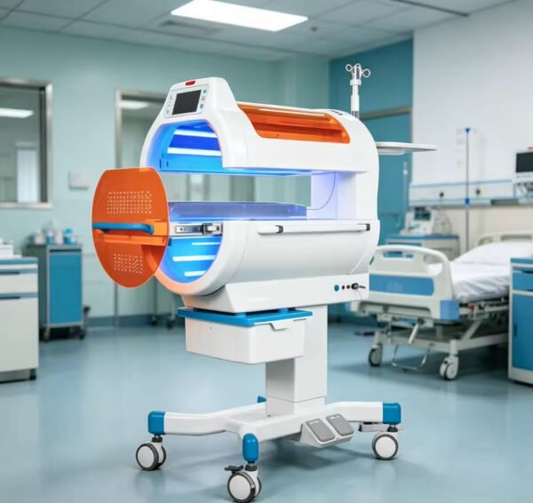 Main-06 SRP-5000A Neonatal Bilirubin Phototherapy Equipment Device White LED Lamp Auto Thermal Control Optional Lifting Base