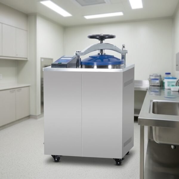 Hc897571ae83646f6be476b3ab50abb2cT SGL-100M Vertical Pressure Steam Sterilizer With Pulse-vacuum System