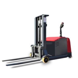 Main-01 SR-CC10 Wholesale Price Lithium-Ion Electric Pallet Stacker Full Walkie Stacker Self Lifting 2t Hydraulic Stand Stacker 1150mm Fork