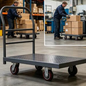 Main-01 SR-CC18 450KG Hand Platform Truck Heavy Duty Manual Platform Truck Trolley Mobile Trolley