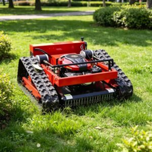 Main-01 HT-550B Remote-controlled Lawn Mower DIY Garden Crawler Grass Cutter Gasoline Lawn Mover Remote Control CE ISO Certified