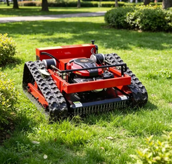 Main-01 HT-550B Remote-controlled Lawn Mower DIY Garden Crawler Grass Cutter Gasoline Lawn Mover Remote Control CE ISO Certified
