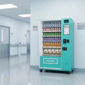 Main-01 SM-ZL-N60-S15.6 15.6" Touchscreen 60 Slots Spiral Vending Machine with Refrigeration & QR Payment