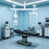 Main-01 MXDQ-1 Steel Manual Medical Lifting Tower CE Certified Comprehensive Ceiling Mounted Hospital ICU Surgical Equipment Pendant