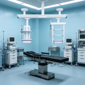 Main-01 MXDQ-1 Steel Manual Medical Lifting Tower CE Certified Comprehensive Ceiling Mounted Hospital ICU Surgical Equipment Pendant