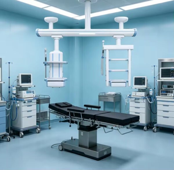 Main-01 MXDQ-1 Steel Manual Medical Lifting Tower CE Certified Comprehensive Ceiling Mounted Hospital ICU Surgical Equipment Pendant