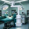 Main-01 MX-DT04 Advanced Hospital Ceiling Pendant System Electrically-Powered Steel Metal Surgical Lifting Tower Enhanced Patient Care