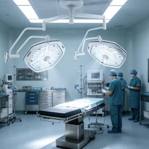 OL968080 Surgical Light Ultra Bright 3000K LED Surgical Shadowless Light 160000 Lux 96 CRI Floor Stand CE Certified