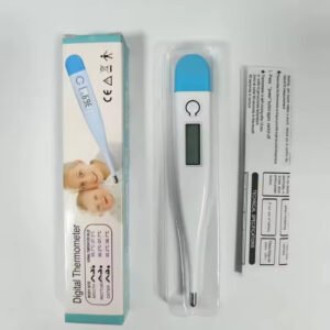 KH-101 Electric Adult & Baby Digital Thermometer with Hard Head Measures Fahrenheit & Celsius for Underarm Temperature Checks