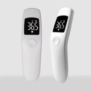 AET-R1D2 Classical Forehead Thermometer Non Touch Thermometers for Baby LED Electric Ce White Personal Protective Products