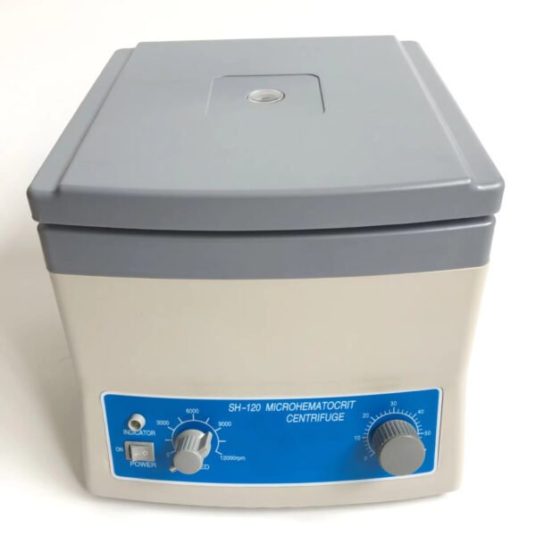 Main-01 SH-120 High-Speed Micro Hematocrit Capillary Centrifuge Micro Hematorit for Blood Analysis Electric Metal Machine for Laboratory