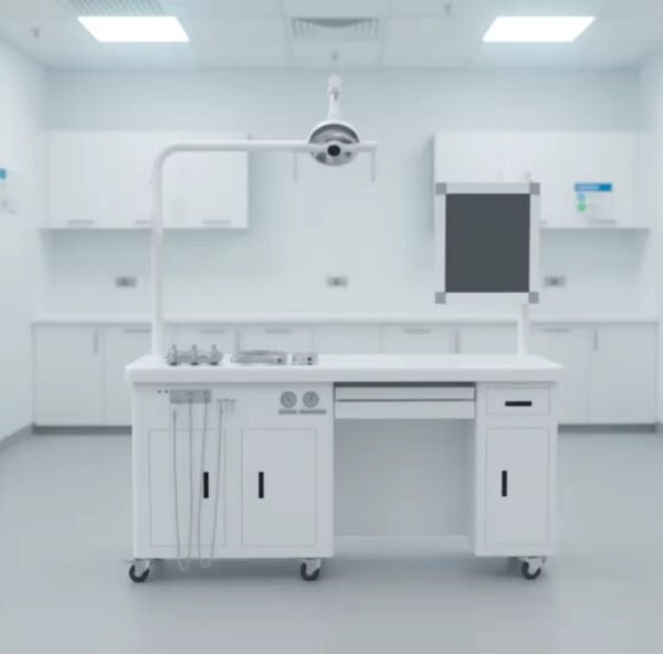 Main-02 SENT-1100E Professional ENT Treatment Unit with Doctor Stool ENT Treatment Workstation ENT Surgical Unit