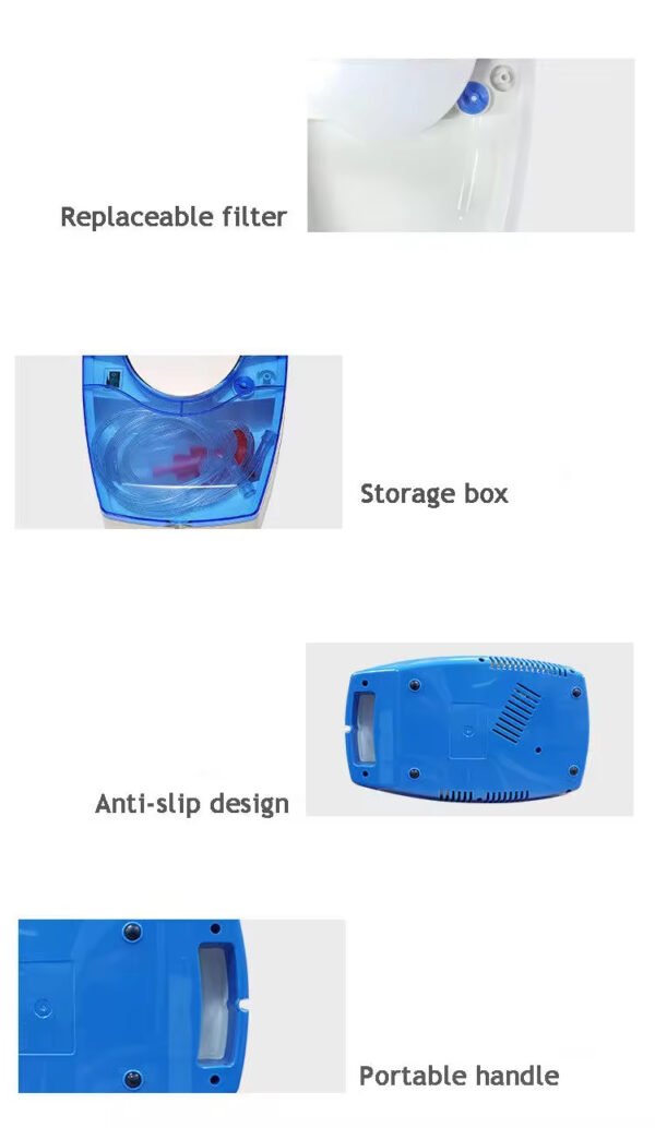 Main-02 AXD-301 OEM Compressor Nebulizer Hospital and Home Use Piston Inhalator for Child and Adult