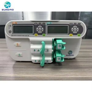 Main-02 SRS-9B Double Channel Digital Medical Electric Volumetric IV Syringe Infusion Pump for Human Vet