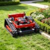 Main-02 HT-550B Remote-controlled Lawn Mower DIY Garden Crawler Grass Cutter Gasoline Lawn Mover Remote Control CE ISO Certified