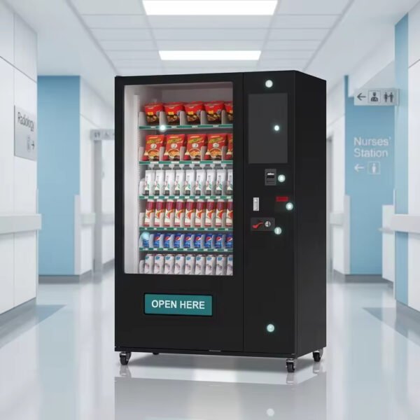 Main-02 SM-ZL-N60-S21.5-NA/EU 21.5" Touch Screen Automatic Vending Machine for Drinks Snacks, 300-600pcs Capacity with Multi Payment Methods