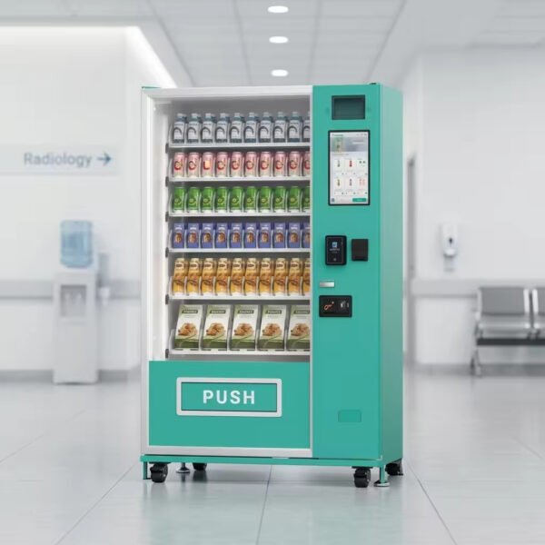 SM-ZL-N60-S15.6 15.6" Touchscreen 60 Slots Spiral Vending Machine with Refrigeration & QR Payment