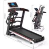 Main-02 A6S Walking Folding Treadmill Machine for Sale Low Price Home Electric Manual Television Fitness Running Custom LED Screen Unisex