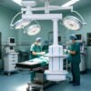 Main-02 MX-DT04 Advanced Hospital Ceiling Pendant System Electrically-Powered Steel Metal Surgical Lifting Tower Enhanced Patient Care