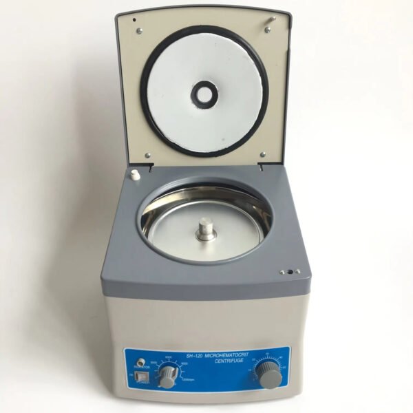 Main-02 SH-120 High-Speed Micro Hematocrit Capillary Centrifuge Micro Hematorit for Blood Analysis Electric Metal Machine for Laboratory