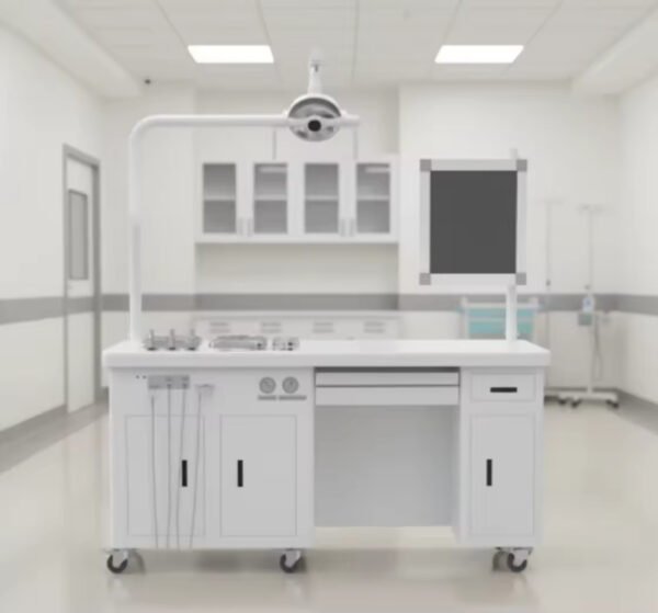 Main-03 SENT-1100E Professional ENT Treatment Unit with Doctor Stool ENT Treatment Workstation ENT Surgical Unit