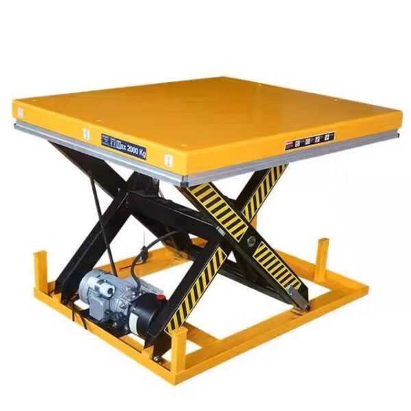 Main-03 SR-CC16 Economic Heavy Duty Steel Lift Table Platform Lift Trolley Manual Lift for Warehouse Handling and Factory Production Line