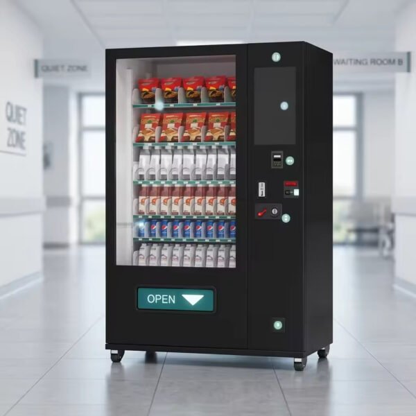 Main-03 SM-ZL-N60-S21.5-NA/EU 21.5" Touch Screen Automatic Vending Machine for Drinks Snacks, 300-600pcs Capacity with Multi Payment Methods