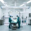 Main-03 MXDQ-1 Steel Manual Medical Lifting Tower CE Certified Comprehensive Ceiling Mounted Hospital ICU Surgical Equipment Pendant