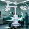 Main-03 MX-DT04 Advanced Hospital Ceiling Pendant System Electrically-Powered Steel Metal Surgical Lifting Tower Enhanced Patient Care