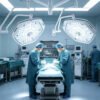 Main-03 OL968080 Surgical Light Ultra Bright 3000K LED Surgical Shadowless Light 160000 Lux 96 CRI Floor Stand CE Certified (复制)