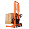 Main-04 SR-CC11 Hydraulic Manual Pallet Stacker Forklift Crane 1 Ton Hand Operated Forklifts Hand Pallet Stacker