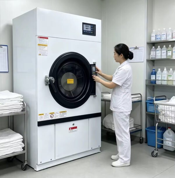 HG-50 Industrial Drying Machine 50kg Large Customized Capacity Commercial Stainless Steel Tumble Dryer Machine for Laundry Hotel