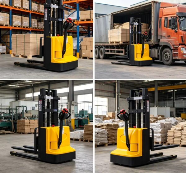 SR-CC09 Full Electric Stacker Electric Pallet Forklift Pallet Stacker New Electric Pallet Lifter on Sale