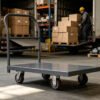 Main-04 SR-CC18 450KG Hand Platform Truck Heavy Duty Manual Platform Truck Trolley Mobile Trolley