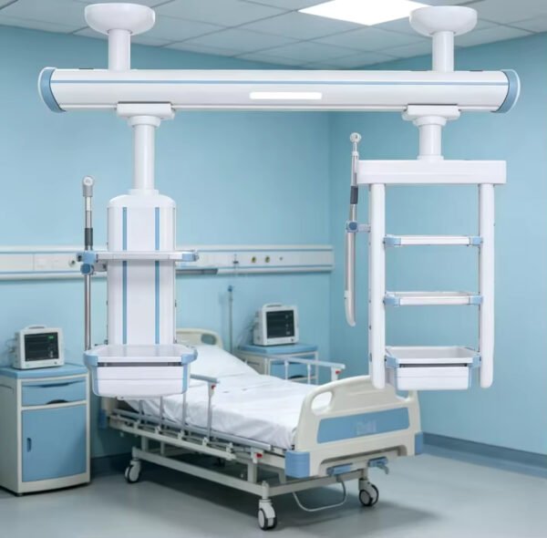 Main-04 MXDQ-1 Steel Manual Medical Lifting Tower CE Certified Comprehensive Ceiling Mounted Hospital ICU Surgical Equipment Pendant