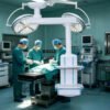Main-04 MX-DT04 Advanced Hospital Ceiling Pendant System Electrically-Powered Steel Metal Surgical Lifting Tower Enhanced Patient Care